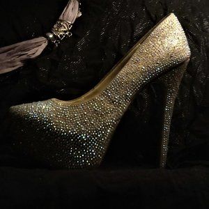Betsey Johnson "Wish" Crystal Pumps